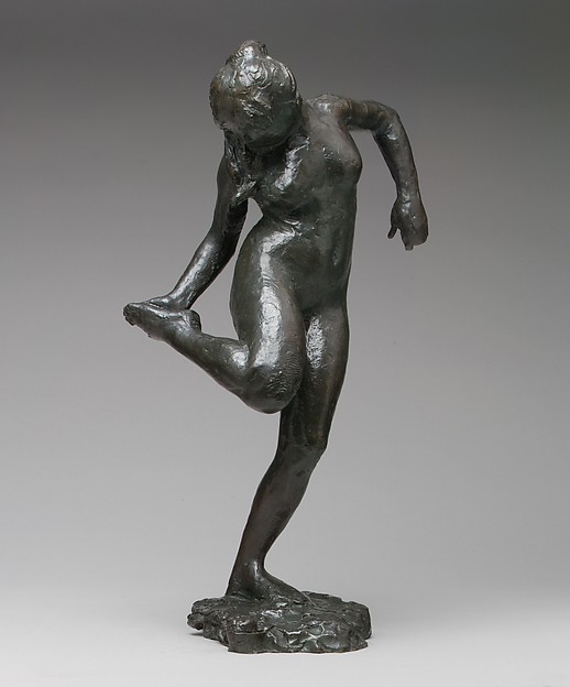 1895 Dancer Looking at the Sole of Her Right Foot 46x24x17cm Bronze Metropolitan Museum of Art, New York City